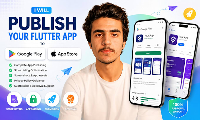 publish your flutter app to google play and apple app store