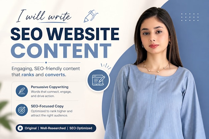 write SEO website content for your business website