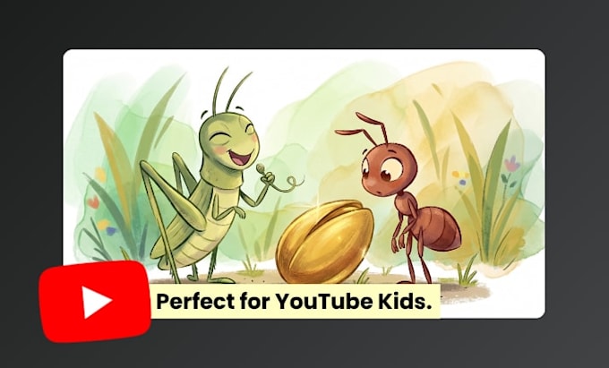 create animated ai kids stories for youtube