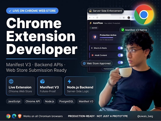build a professional chrome extension with manifest v3