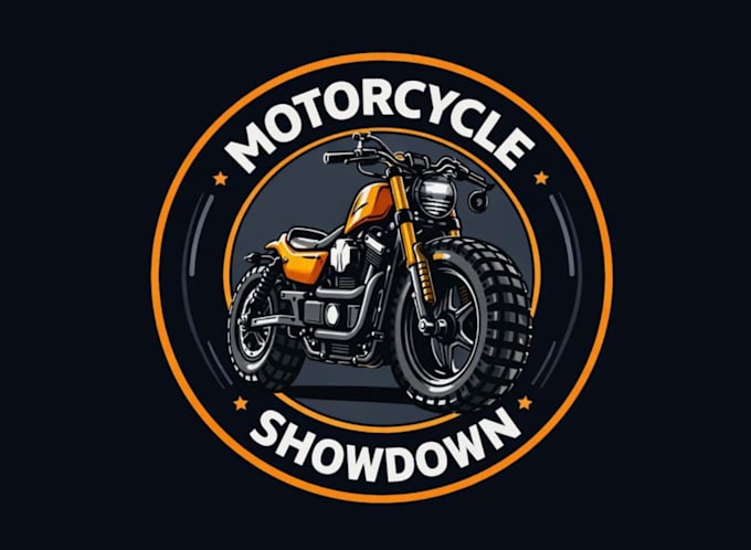 make motorcycle logo design with fastest delivery