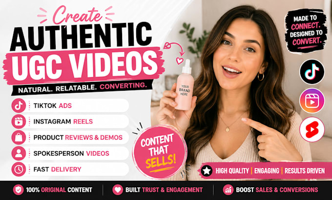 be your ugc video creator