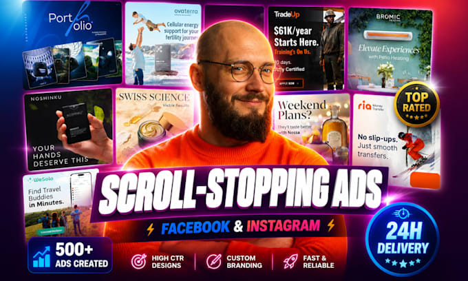 design high converting social posts and ad banners