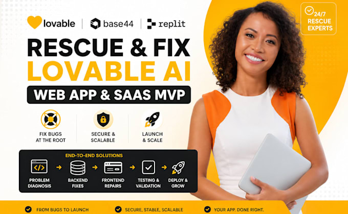 rescue fix supabase rls oauth stripe vercel base44 lovable bolt ai replit app