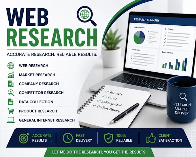 do professional web research and internet research