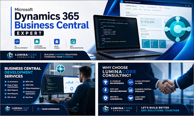 develop and customize microsoft dynamics 365 business central al extensions