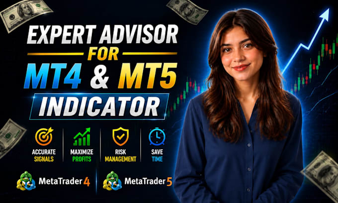develop mt4 mt5 expert advisor eas, indicator or trading bot