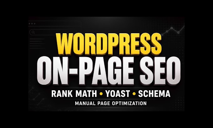 do wordpress onpage SEO with rank math or yoast
