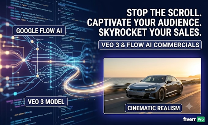 create commercial ai video using google flow ai, veo 3