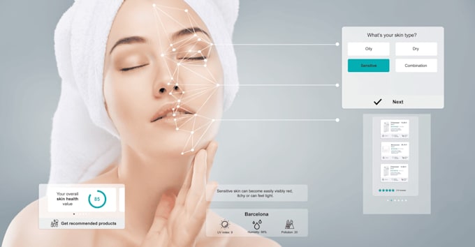 develop ai skincare app, ai skin analysis app, skincare website