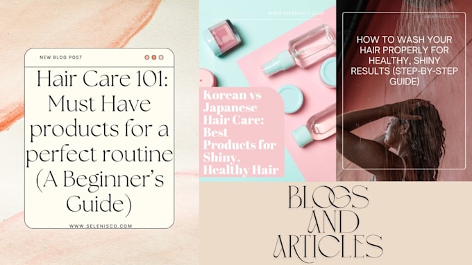 write a beauty and or wellbeing post about your products
