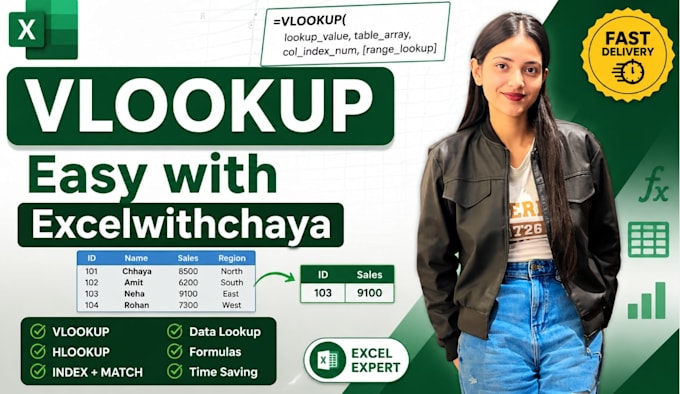 do excel vlookup formula professionally