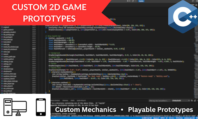 program a custom 2d game prototype in c plus plus