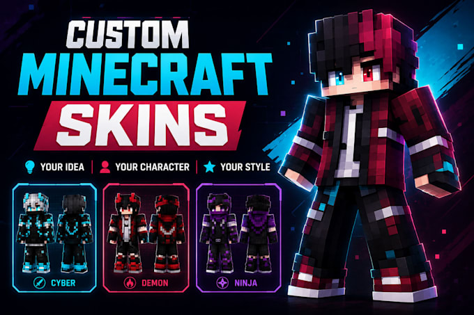 create a custom minecraft skin for you