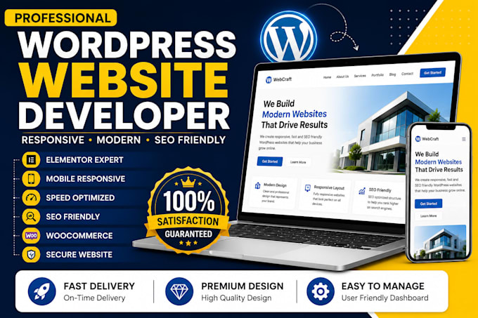 wordpress website design and development service