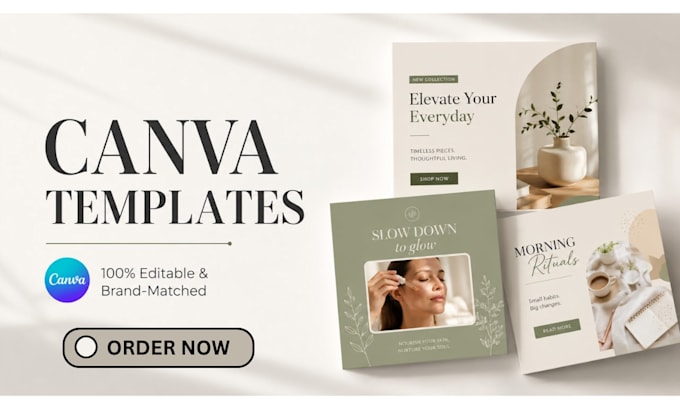 do editable canva social media template design or canva social media post design