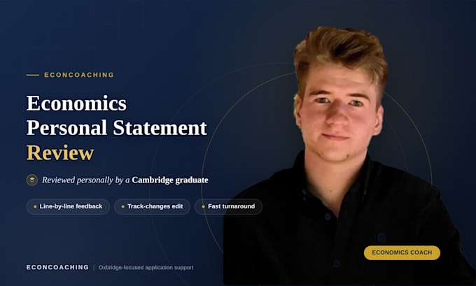 review and edit your economics ucas 2026 personal statement