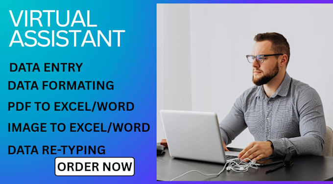 do accurate data entry, data cleaning, PDF to excel, retyping, and formatting
