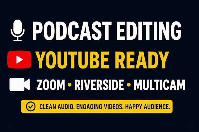 do podcast video editing for youtube zoom