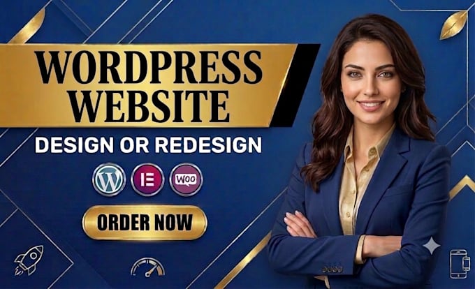 design, redesign ai wordpress website  with elementor pro