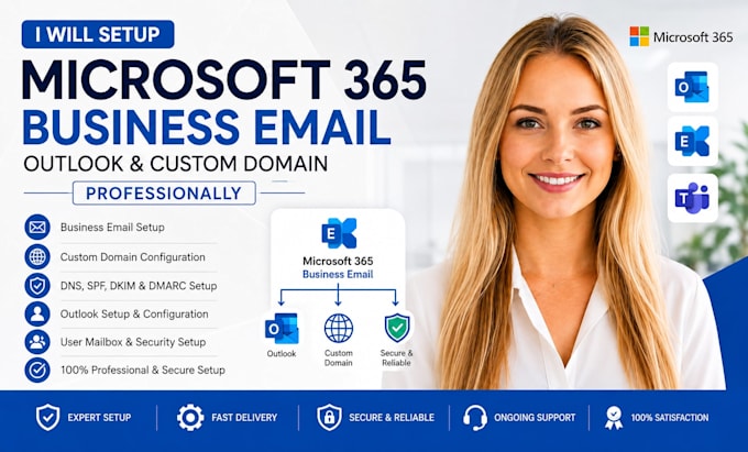setup microsoft 365 business email outlook custom domain dkim setup dmarc