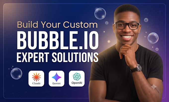 do bubble io website development, build bubble app, bubble mvp saas developer