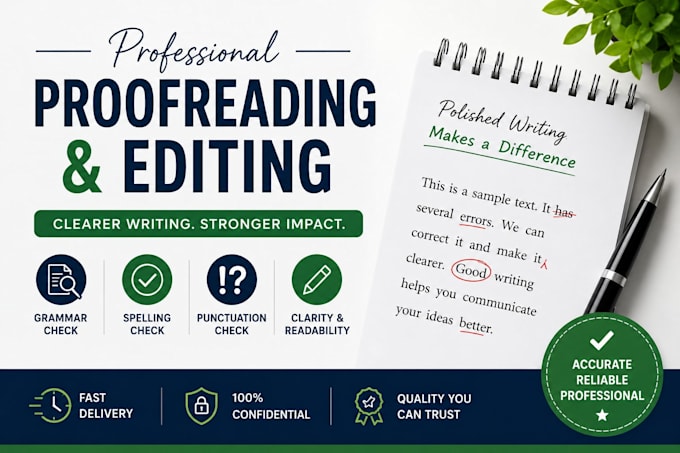 proofread and edit your documents for clarity