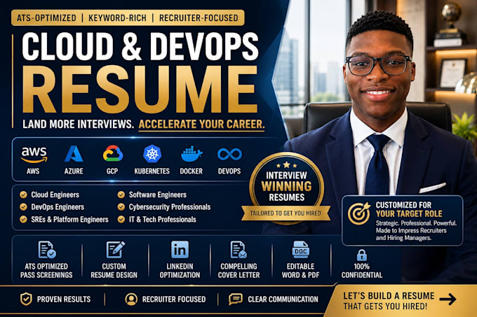 write ats cloud engineer, devops, AWS, azure, software engineer resume