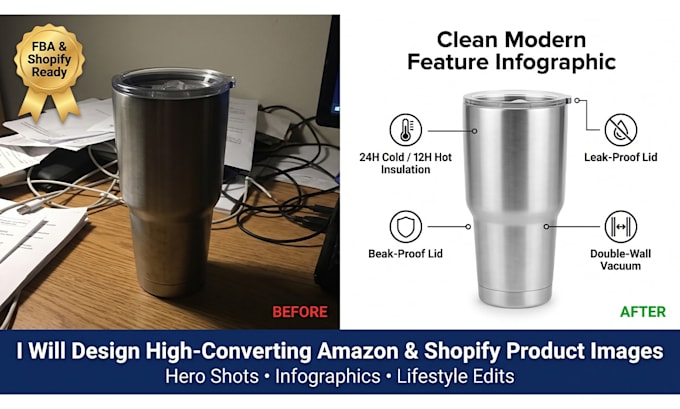 design amazon listing images, product listing images