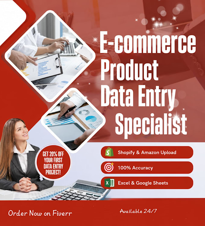 do expert shopify and amazon product data entry