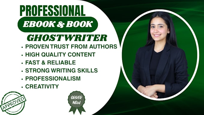 be your nonfiction book and ebook ghostwriter