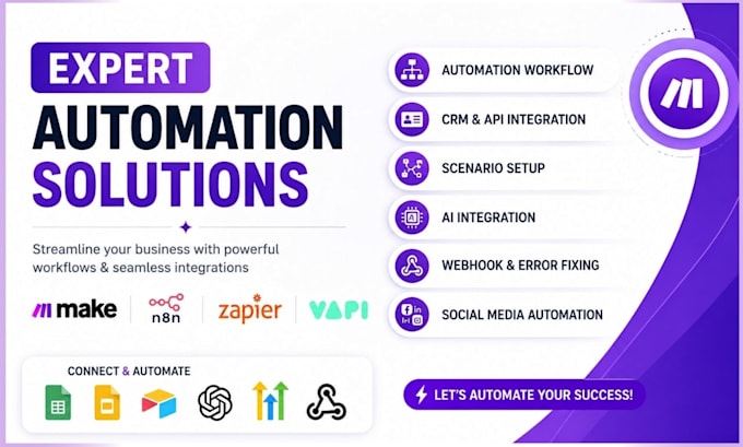 setup make com automation, fix make com, make automation, make com ai automation