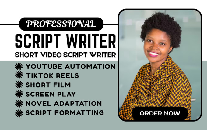write engaging youtube automation script, faceless channels script writer