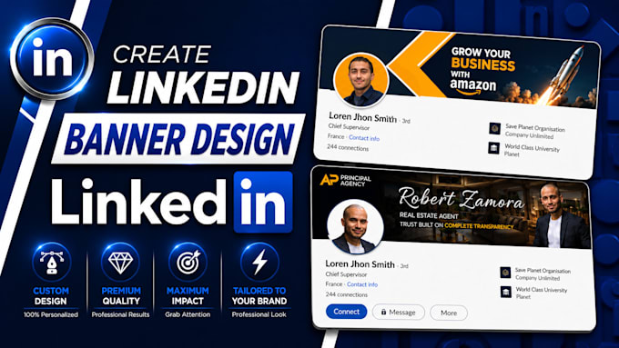 design a linkedin banner
