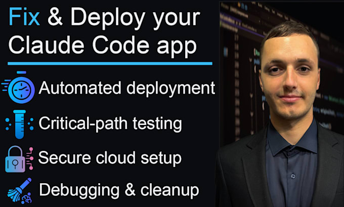 fix and deploy your claude code built web app