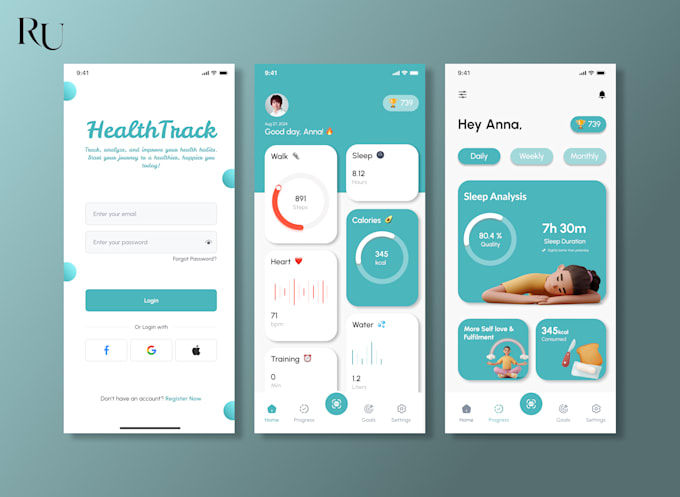 design modern UI UX for your mobile app or website