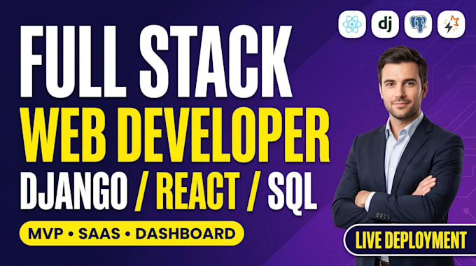 build a fullstack web app using django react and postgresql