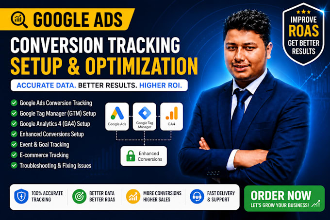 set up google ads conversion tracking GTM ga4 enhanced conversions