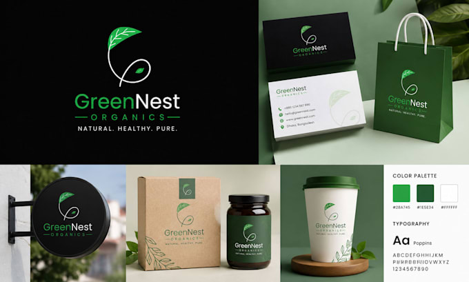 design brand identity, brand book and logo guidelines