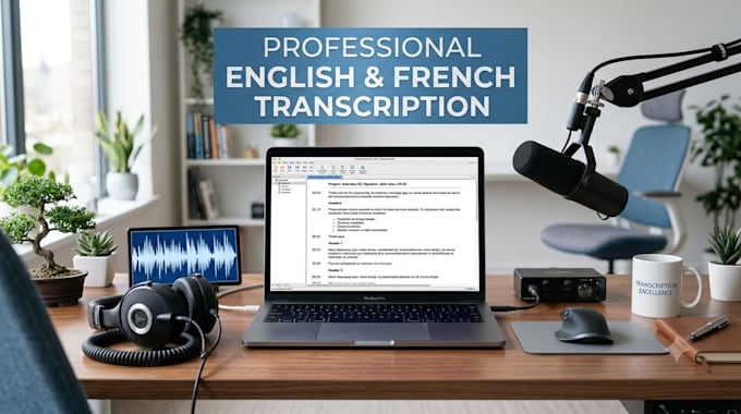 clear english and french transcription