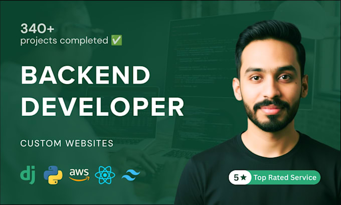 be a backend developer, python developer, django developer