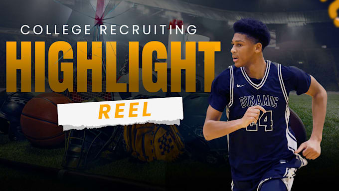 edit a college recruiting highlight reel for any sport