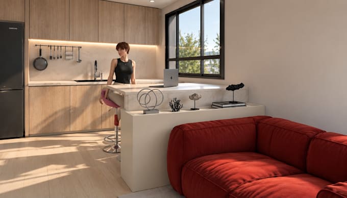 design your interior with 3d renders