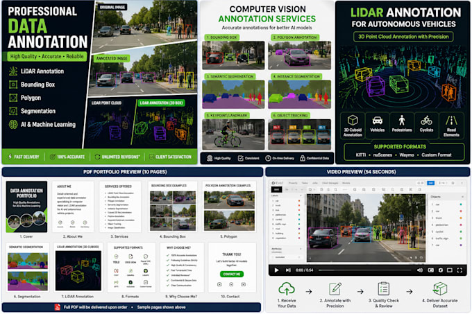 do professional lidar and computer vision data annotation
