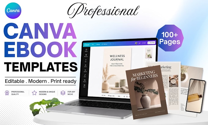 do professional canva book covers for kindle, ebook, print