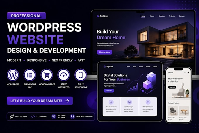 create a wordpress website