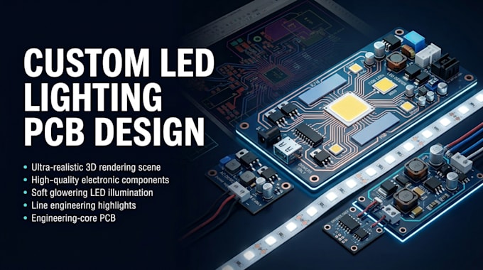design compact led lighting pcb, led driver and strip lighting systems
