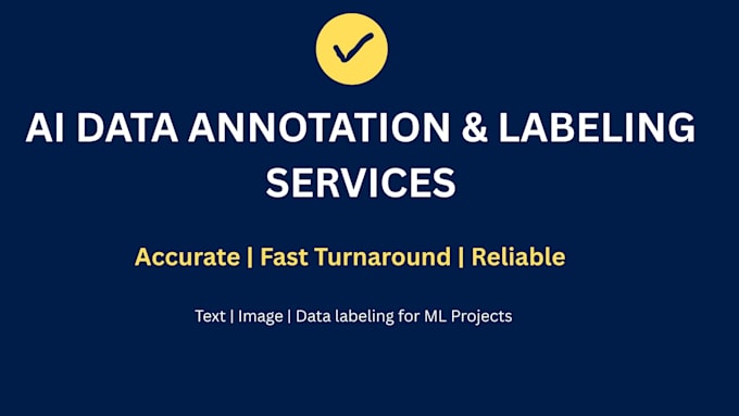 provide an accurate ai data annotation and labelling services