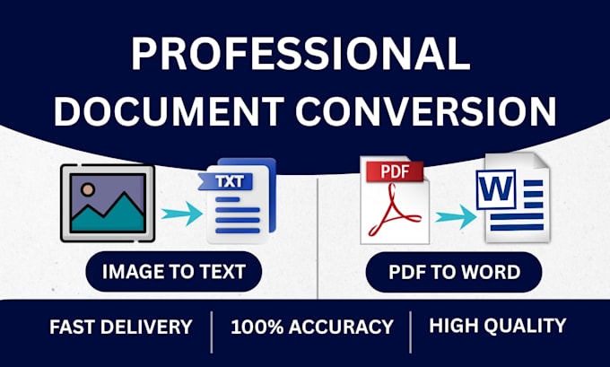 convert PDF to word or retype image to ms word typing work