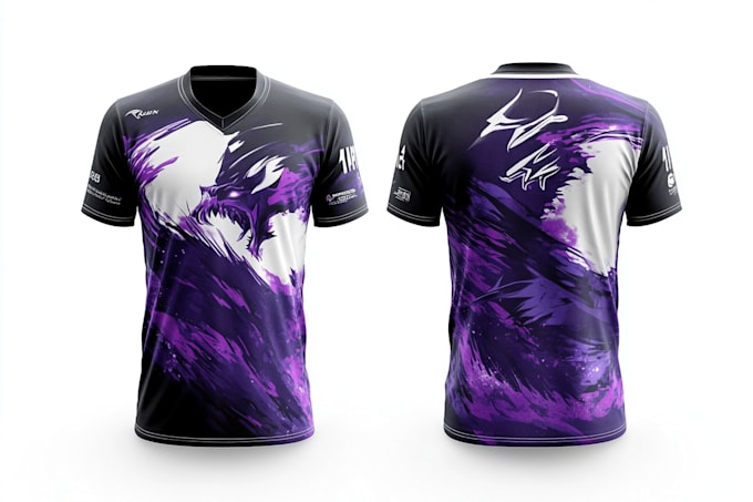 design sublimation football jersey design